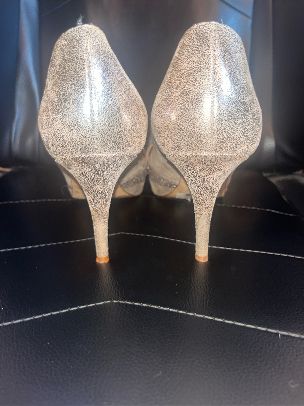 Kate Spade Made in Italy Bayla Anthracite Heels - Picture 5 of 8